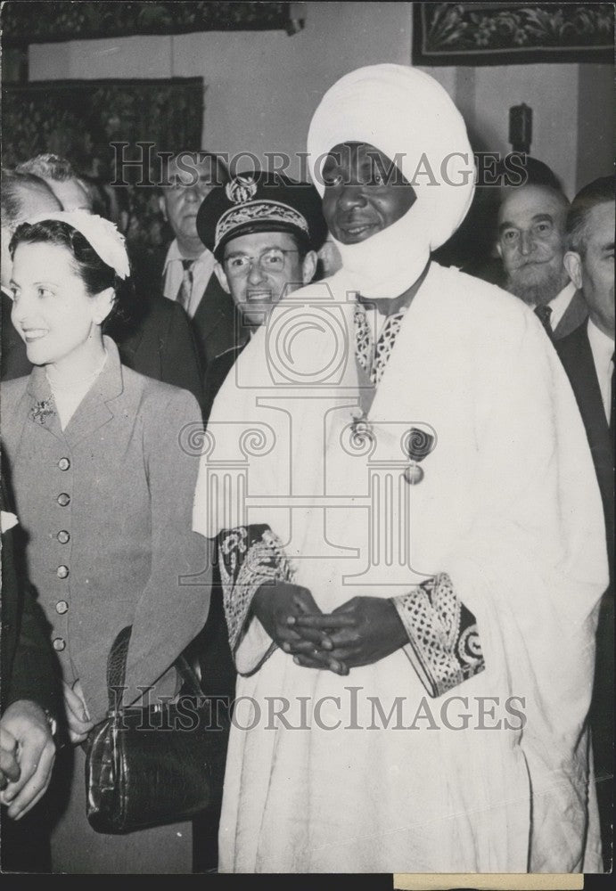 1954 Press Photo N'Joya, The black senator of French Cameroun ceremony - Historic Images