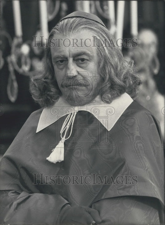 1978 Press Photo Francois Perier Plays Cardinal Mazarin - KSK03315-Historic Images