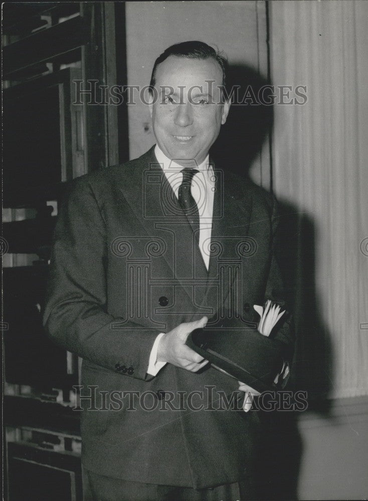 1960 Press Photo French Politician Michel Debre - KSK03431 - Historic Images