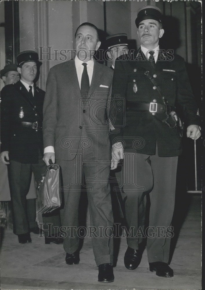 1961 Press Photo Ex-General Bigot Judged Today - KSK03587-Historic Images