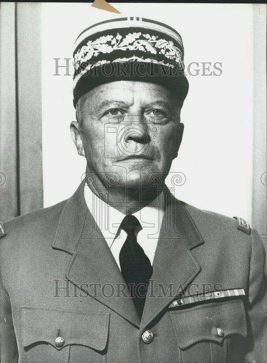 1971 Press Photo General Michel Thenoz Appointed Pompidou's Chief of Staff - Historic Images