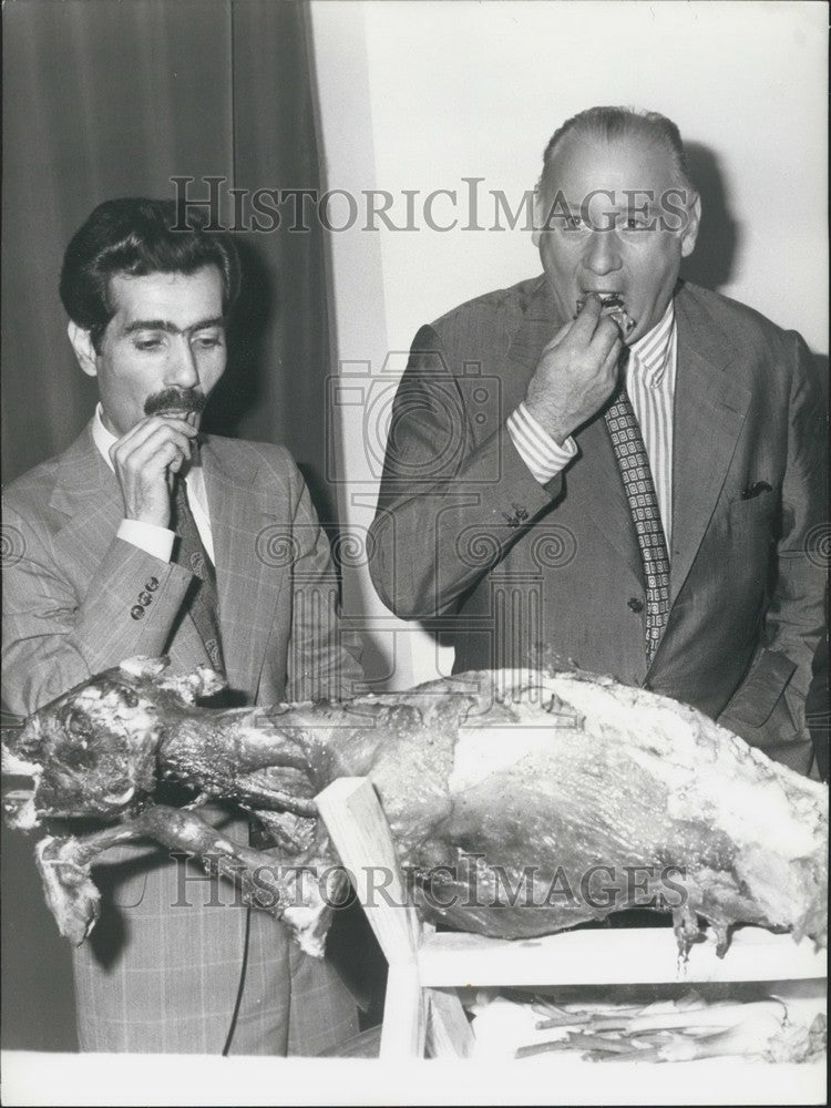 1974, Ahmed Medghri and Poniatowski - KSK03923 - Historic Images