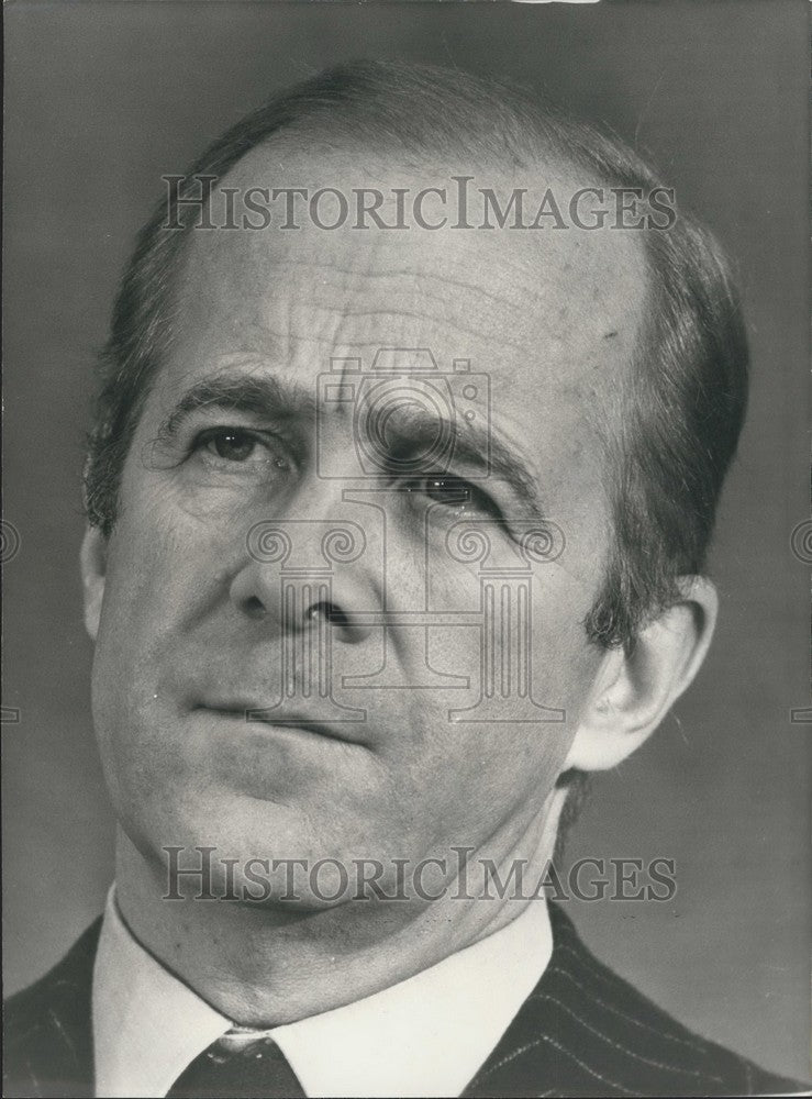 Press Photo France&#39;s Minister of Foreign Affairs Jean Francois-Poncet&#39;s Portrait - Historic Images