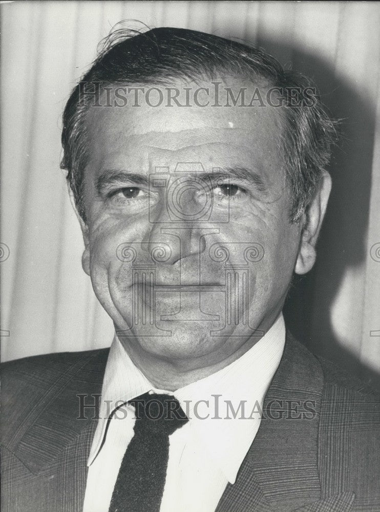 1981 Press Photo Bernard Hanon New Renault CEO - Historic Images