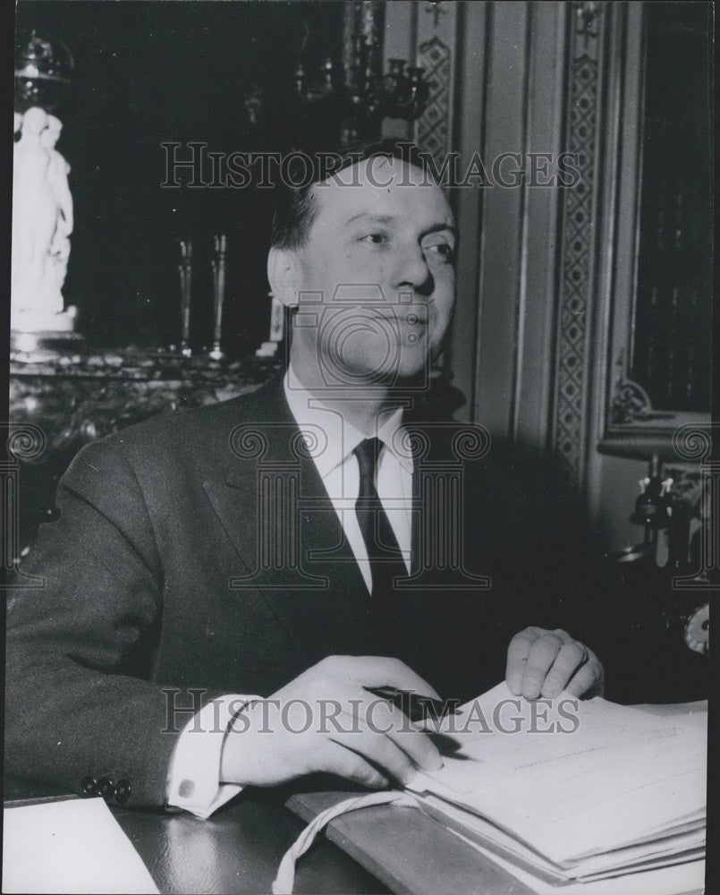 Press Photo M.Mechel Debre, French Prime Minister - KSK04129 - Historic Images