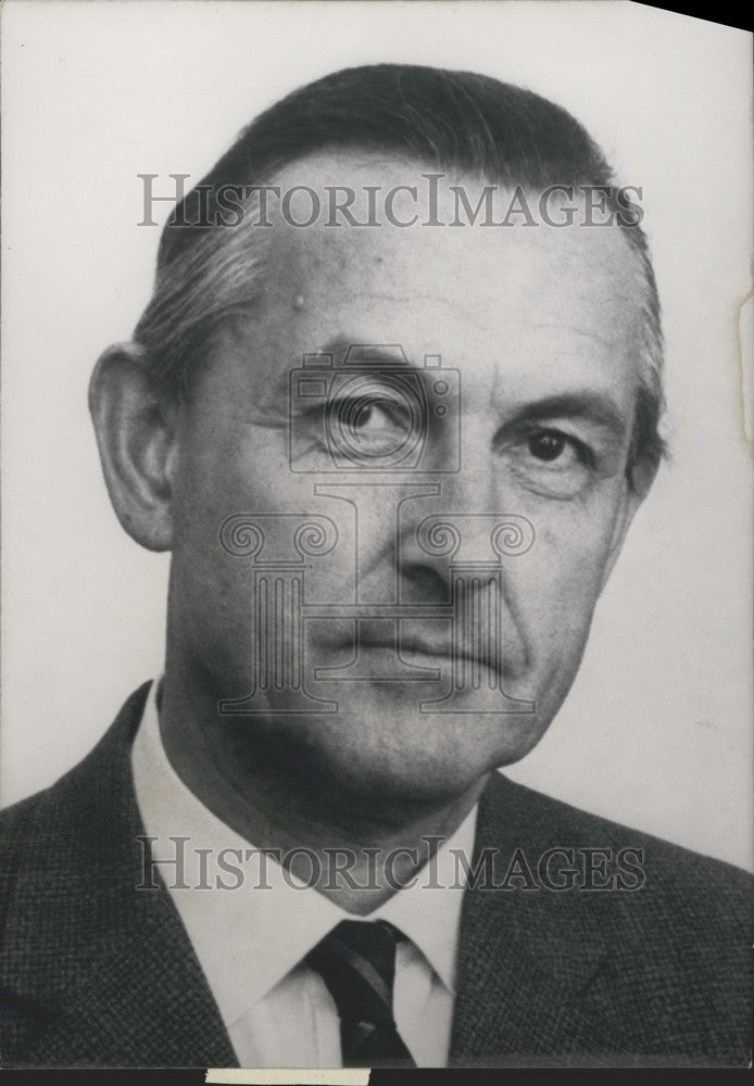 Press Photo Mr. P Nyboe Andersen Danish Minister of European Economic Affairs-Historic Images