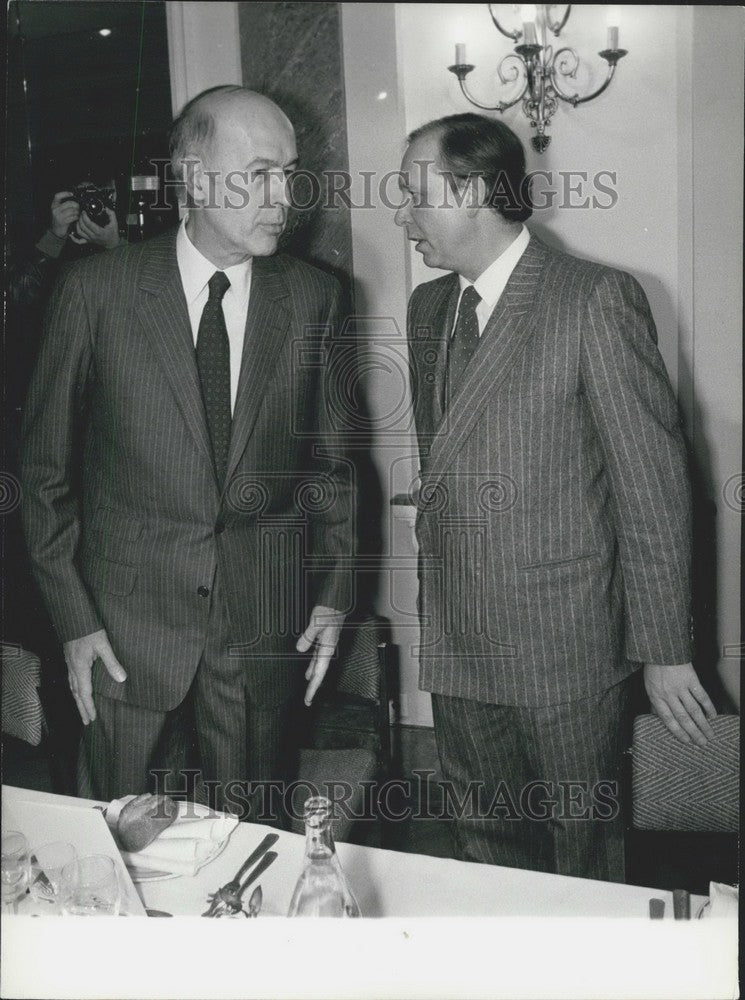 1981 Press Photo Valery Giscard d&#39;Estaing - Historic Images