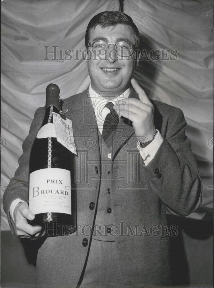 1962 Press Photo Henri Tisot Wins Prix Brocard - Historic Images