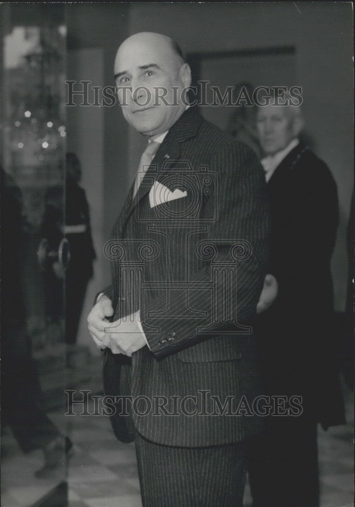 1960 Press Photo Portugal's Minister of Foreign Affairs, Mr. Mathias - Historic Images