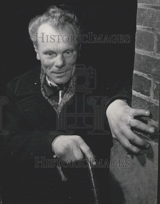 Press Photo Willi Maßmann - Blind Boxer - Historic Images
