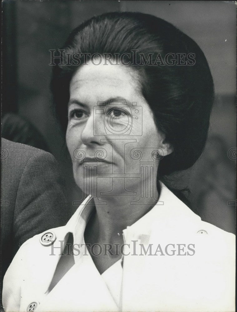 1974 Portrait of Chirac's New Secretary of State: Helen Dorlhac - Historic Images