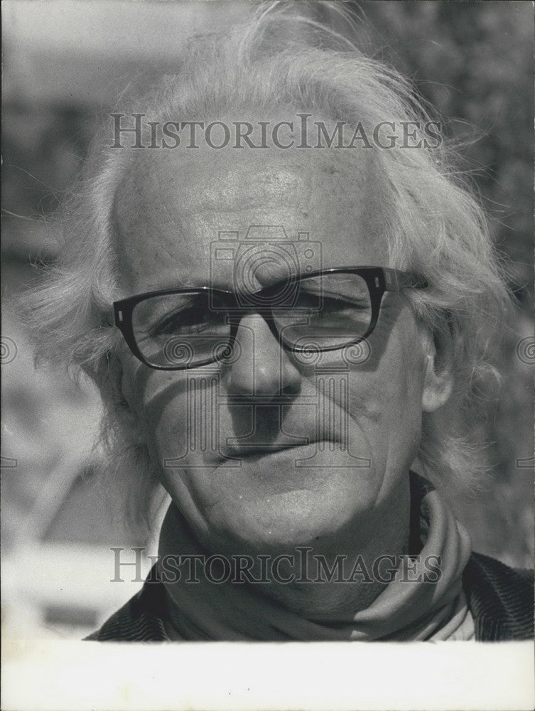 1974 Press Photo Portrait of Professor René Dumont - Historic Images