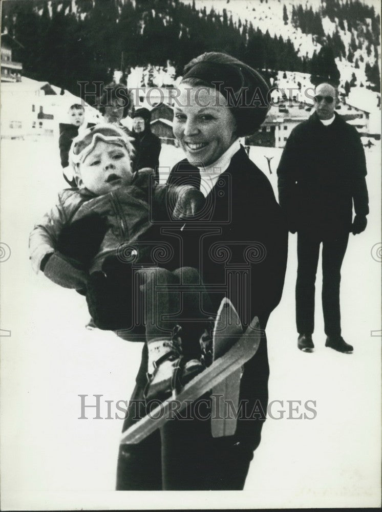 1972 Press Photo Princess Beatrix & Prince Constantijn - Historic Images