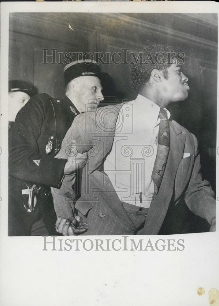 1951 Press Photo Robert Change, AKA Dynamite Jefferson, sentenced. - KSK06573 - Historic Images