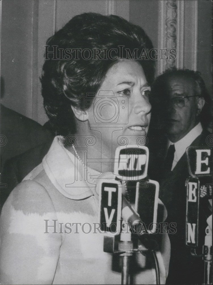 1970 Press Photo Portugese Undersecretary of Health Maria Tereza Lobo - Historic Images