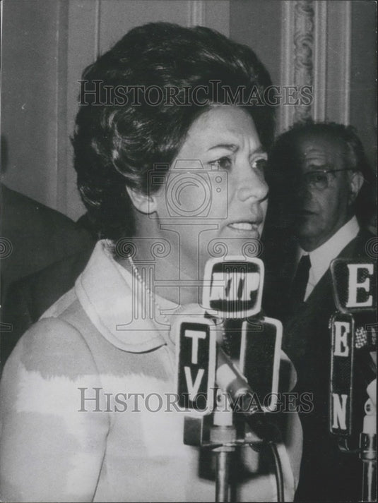 1970 Press Photo Portugese Undersecretary of Health Maria Tereza Lobo - Historic Images