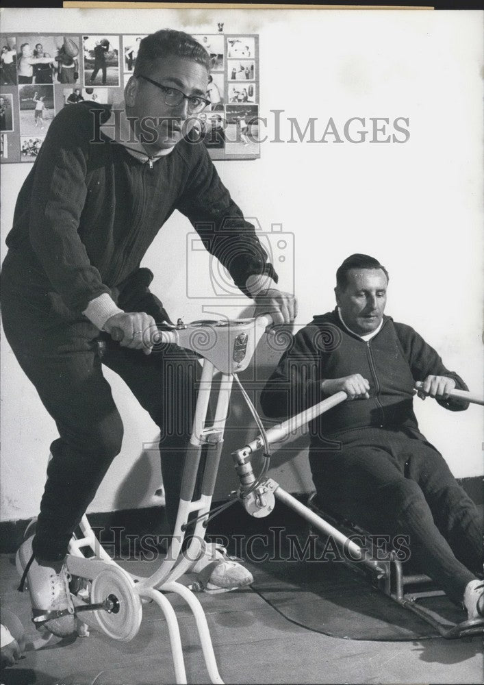 1968 Press Photo Dr. Erhard Eppler and Dr. Dittrich. - KSK07155-Historic Images