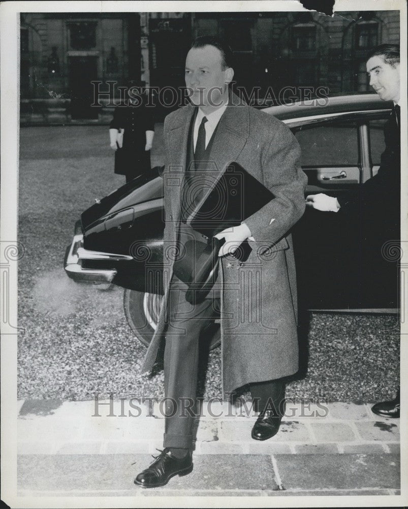 Press Photo Pierre Sudreau, French Minister of Construction - KSK07363 - Historic Images