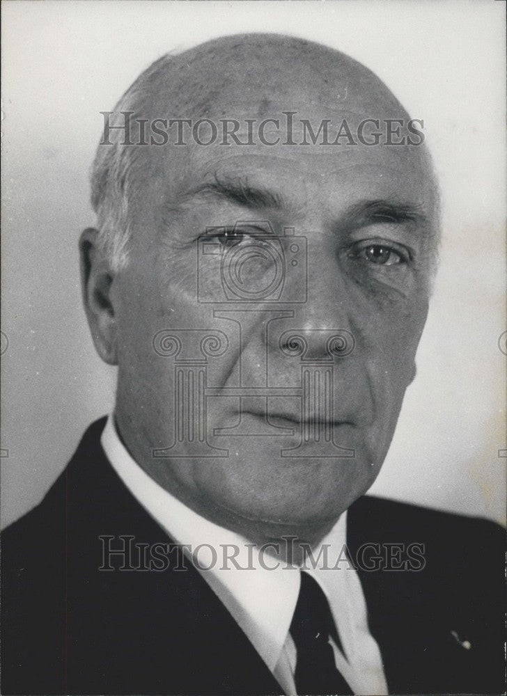 1969 Press Photo Portrait of Achille Peretti at his Office - KSK07659-Historic Images