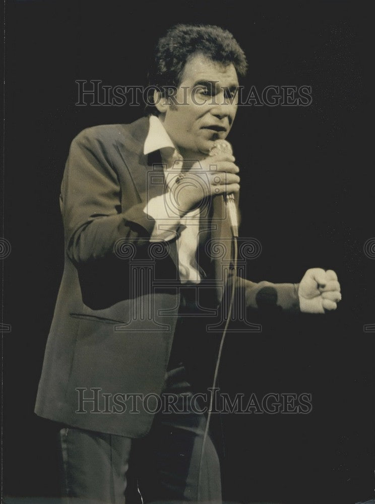 1979 Singer Claude Nougard Performing at the Olympia - Historic Images