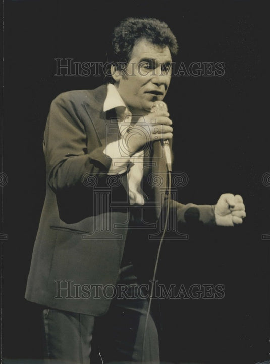 1979 Singer Claude Nougard Performing at the Olympia - Historic Images