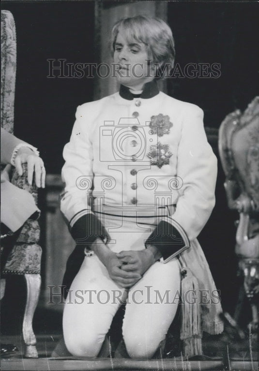 1969 Press Photo Michel Le Royer Rehearses "The Eaglet" at Chatelet Theater-Historic Images