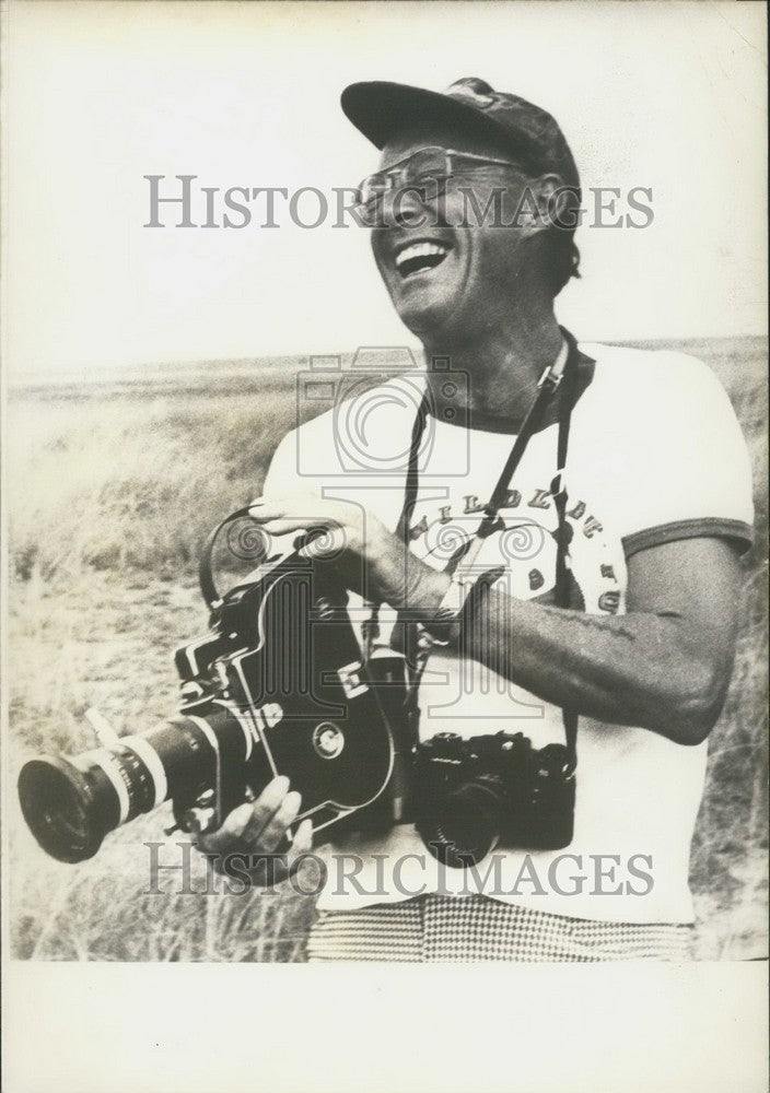 1973 Press Photo Prince Bernhard at the Virunga National Park in the Congo-Historic Images