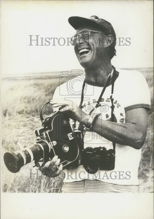1973 Press Photo Prince Bernhard at the Virunga National Park in the Congo-Historic Images