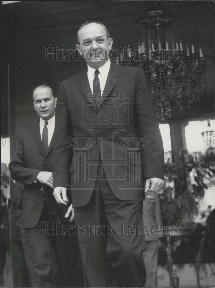 1962, Dean Rusk Leaving the Elysee Palace - Historic Images