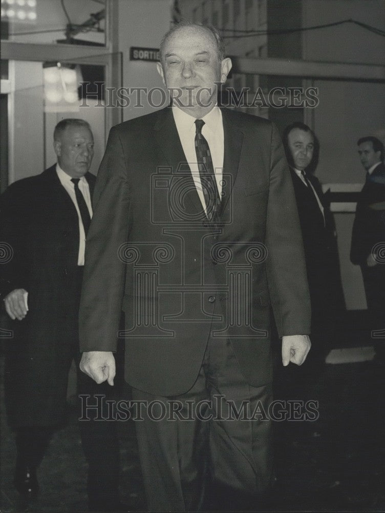 1965 Press Photo US Secretary of Foreign Affairs Dean Rusk Attends NATO Meeting-Historic Images