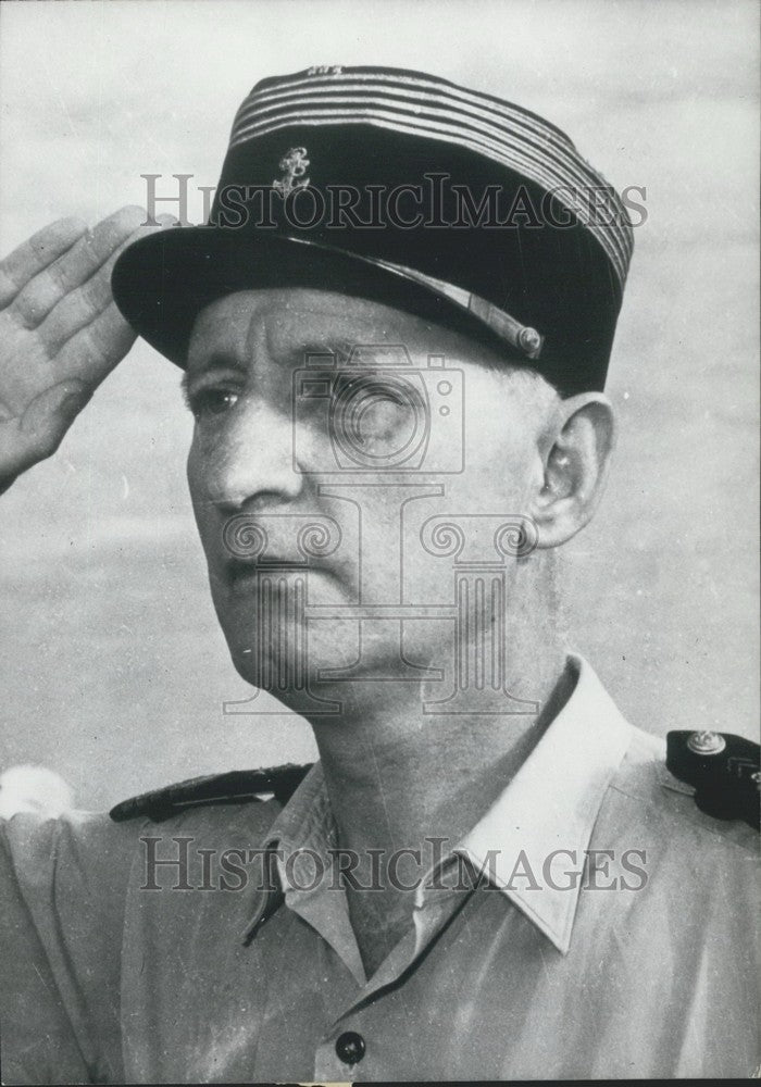 1961 Press Photo General Crevecoeur - Historic Images