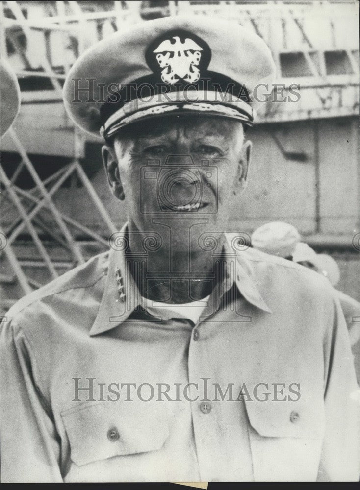 1982, Henri Fonda While Filming the Movie "Medway" - Historic Images