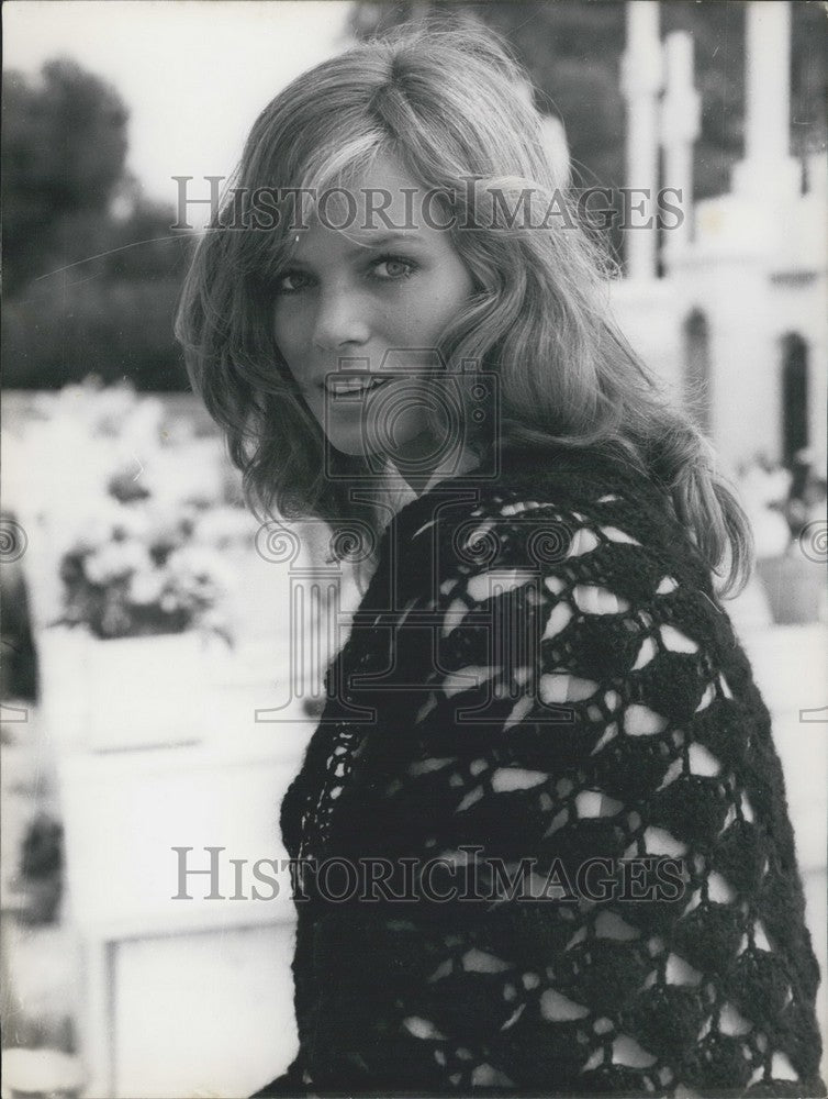 1971 Press Photo Portrait of Model Phillis Major - Historic Images