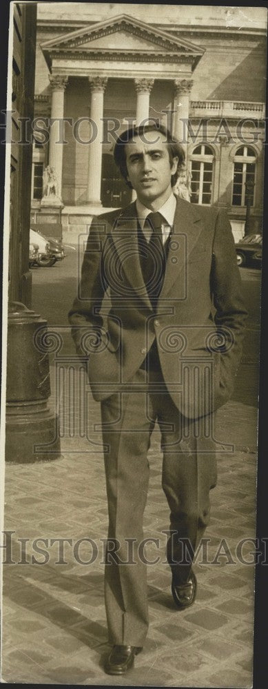 1973 Press Photo Youngest Deputy of France: Aymeric Simon-Loriere-Historic Images