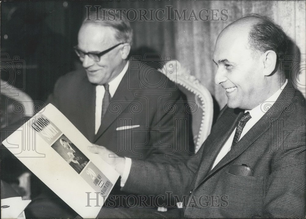 1966 Press Photo Profs. Georg Solti and Rudolf Hartmann - Historic Images