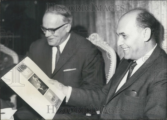 1966 Press Photo Profs. Georg Solti and Rudolf Hartmann - Historic Images