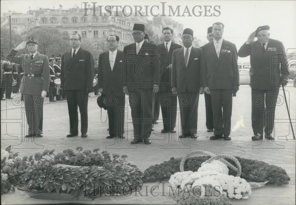 Press Photo Prince Abdul Rahman and General Masson - Historic Images