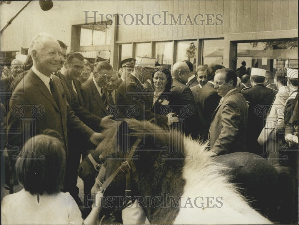 1972, Pierre Messmer Opens the Strasbourg Fair - Historic Images