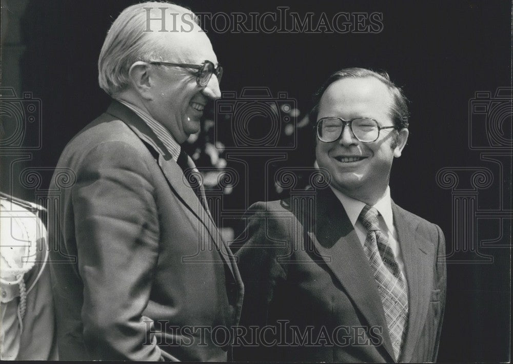 1979 Press Photo Henri Simonet and Wilfried Martens-Historic Images