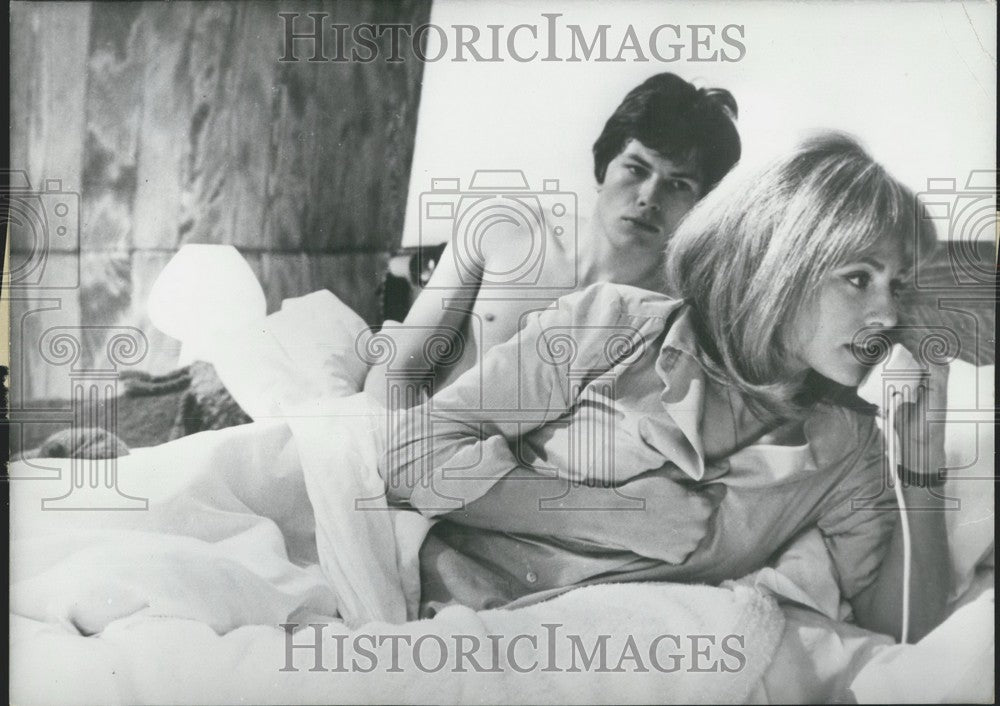 1969 Nathalie Delon and Renaud Verley in "Private Lessons" - Historic Images