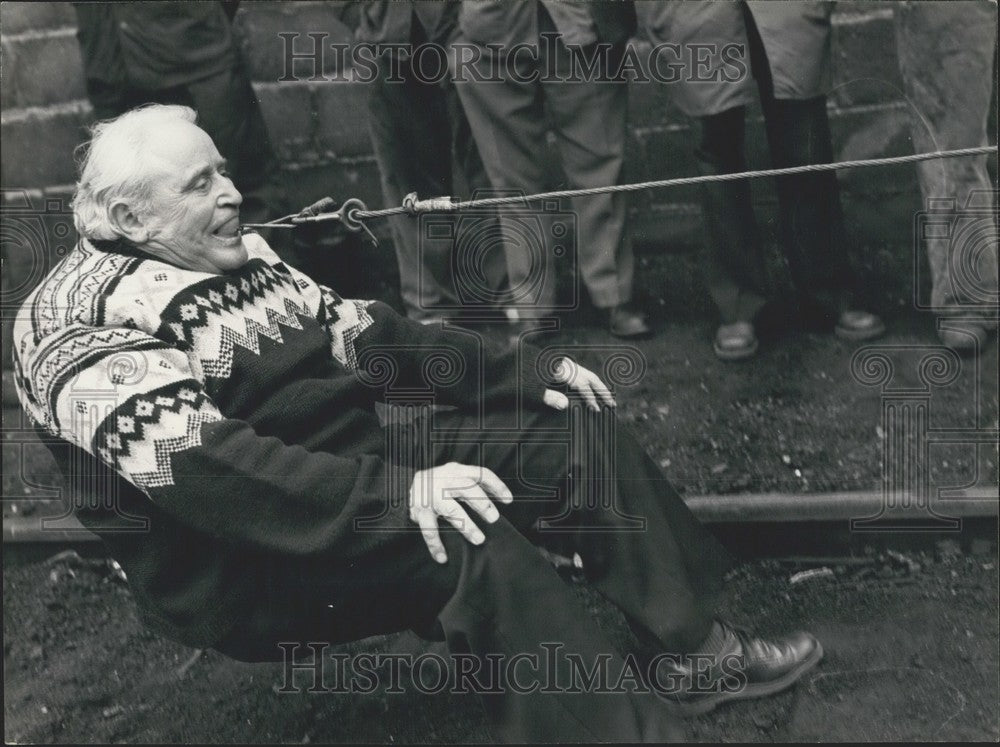 1976, Strongjaw Makoviec with a Cable in His Mouth - Historic Images