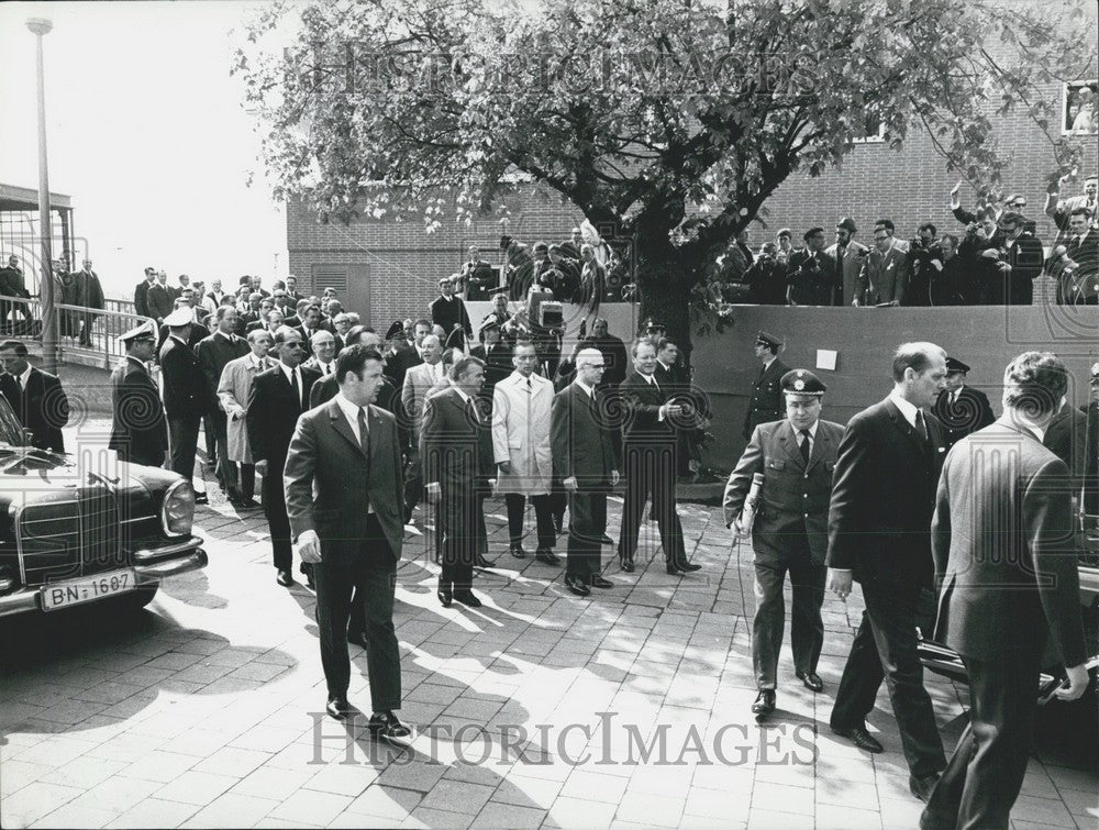 1970, Chancellor Brandt and Prime Minister Willi Stoph in Kassel - Historic Images