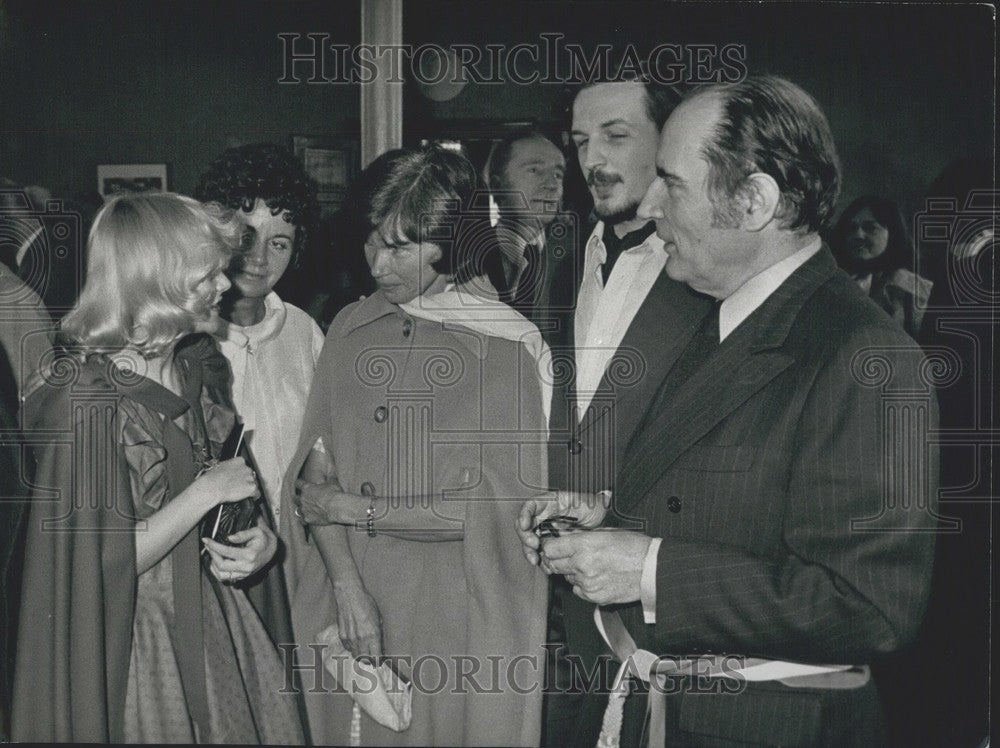 1975 Press Photo Francois and Daniele Mitterrand-Historic Images