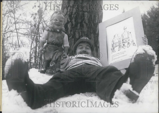 1968 Berlin illustrator Michael Ostwald - Historic Images