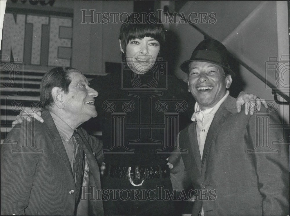 1970 Press Photo Ouvrard, Annabel, and Henri Salvador at the Olympia - Historic Images