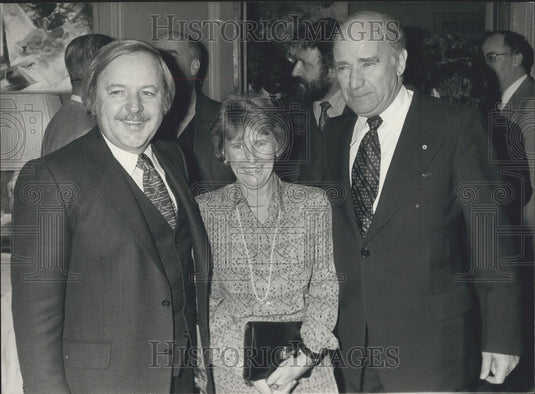 1979, Author Antonine Maillet Pelletier and Yves Michaud - Historic Images