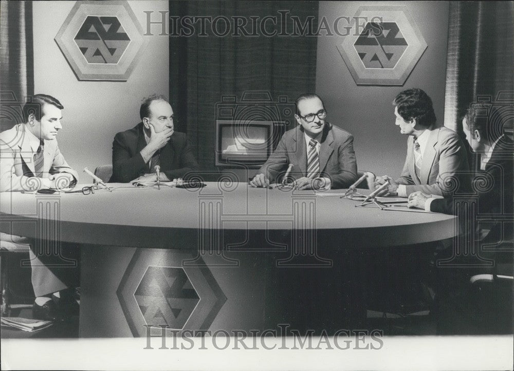 1976 Gorges Leroy, R. Faure, J Chirac, Georges Suffert, J. Boissonat ...