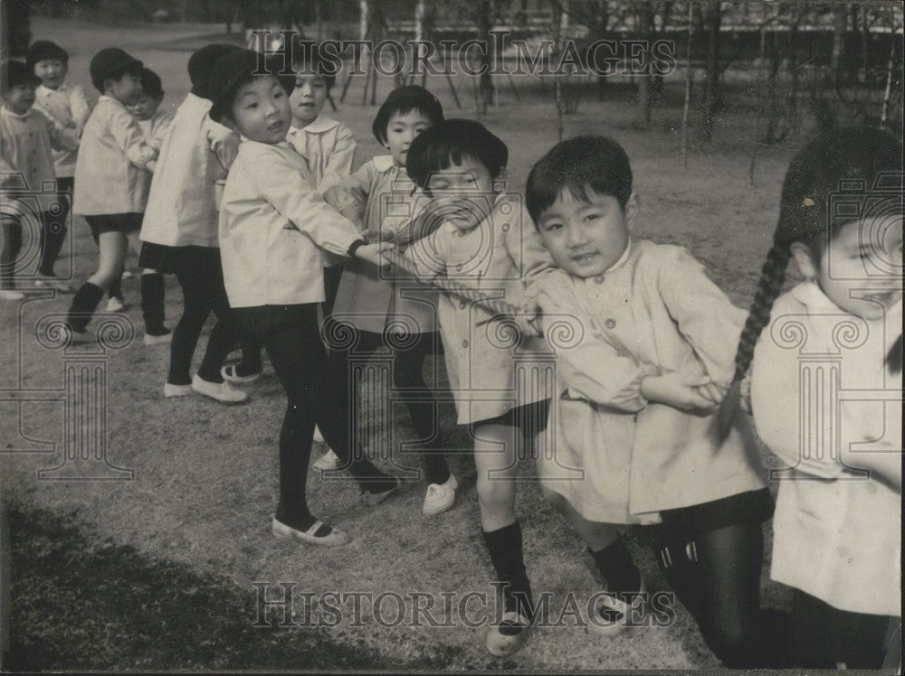 1966 Prince Hiro Plays 6th Birthday Party Games-Historic Images