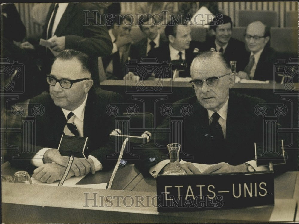1973 Agricultural Secretary Earl L. Butz and Raymond Ioanes - Historic Images