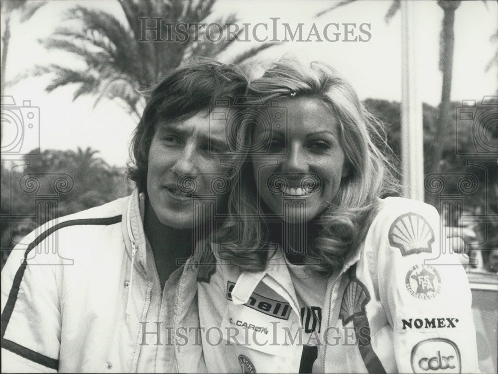 1973, Fiances Kiki Caron &amp; Jean Claude Lagniez - Historic Images